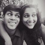 Rashmi Gautam with her brother